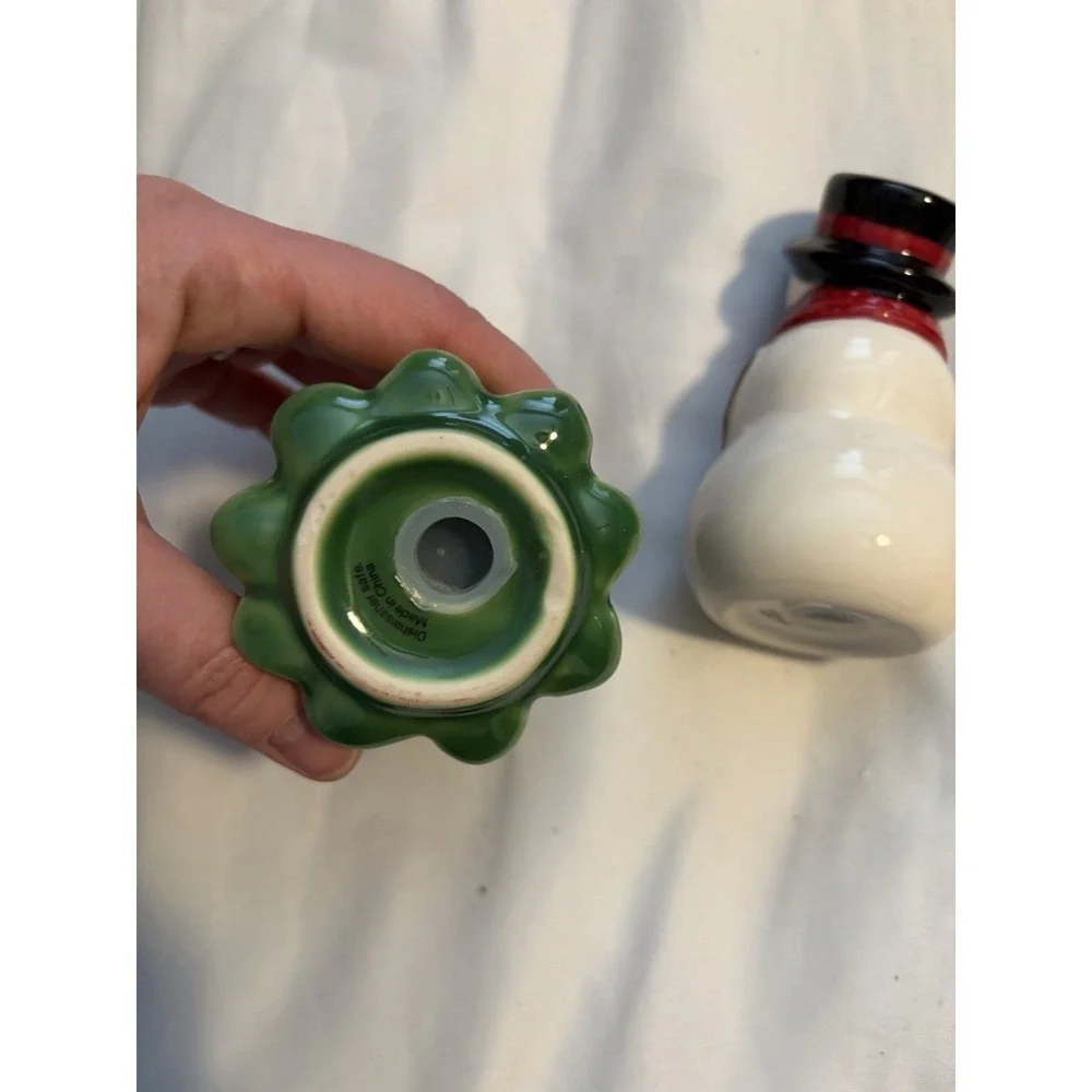 St. Nicholas‎ Square Yuletide Salt & Pepper Shaker Set/Christmas Tree & Snowman
